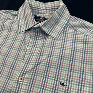 Vineyard Vines Classic Fit Tucker Shirt Plaid Button Down Men’s XS